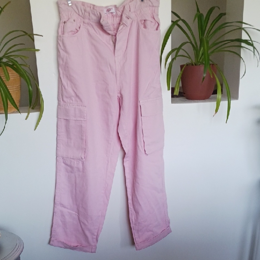 Pink Women's Cargo Pants